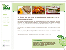 Tablet Screenshot of jc-food.com